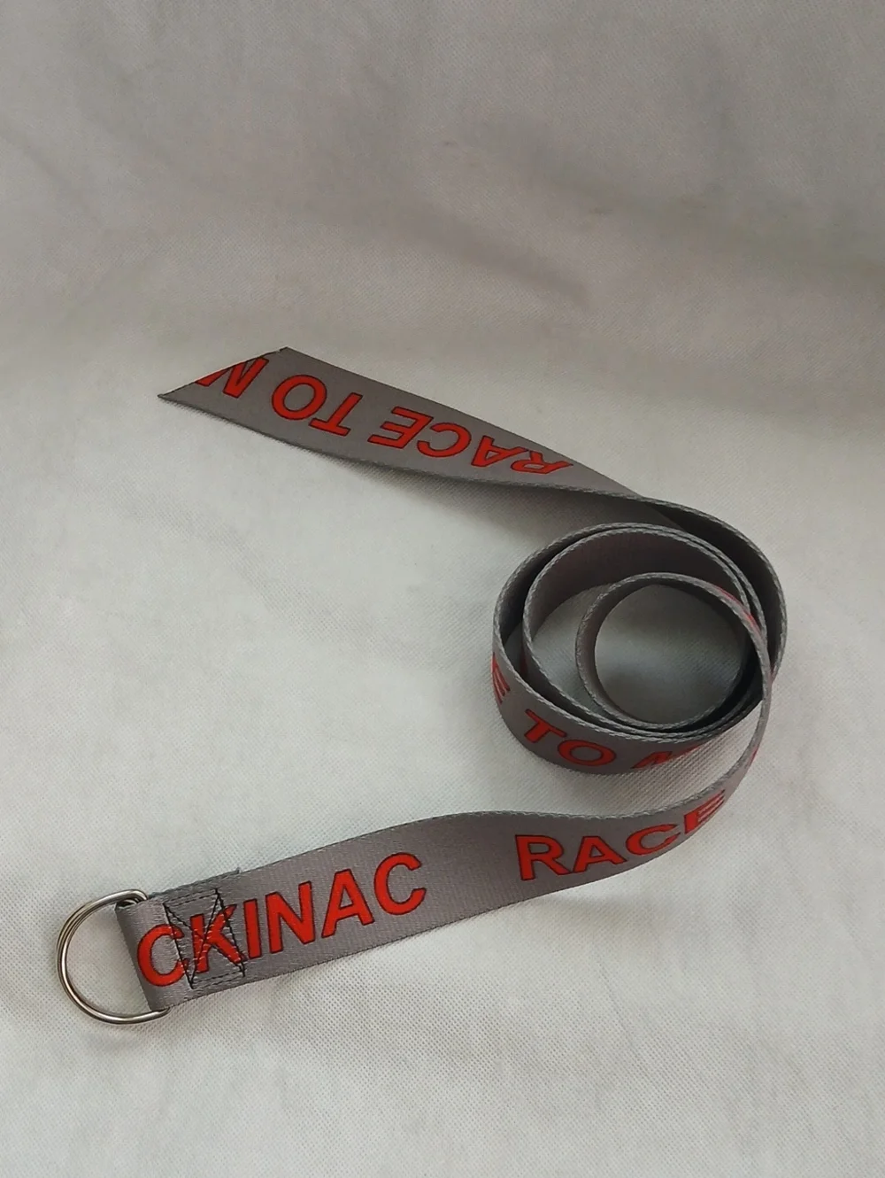 Race To Mackinac Gray Belt Double Ring Web Chicago Yacht Club
